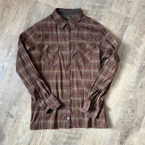 Light Kuhl Brand Men's Plaid Button Up